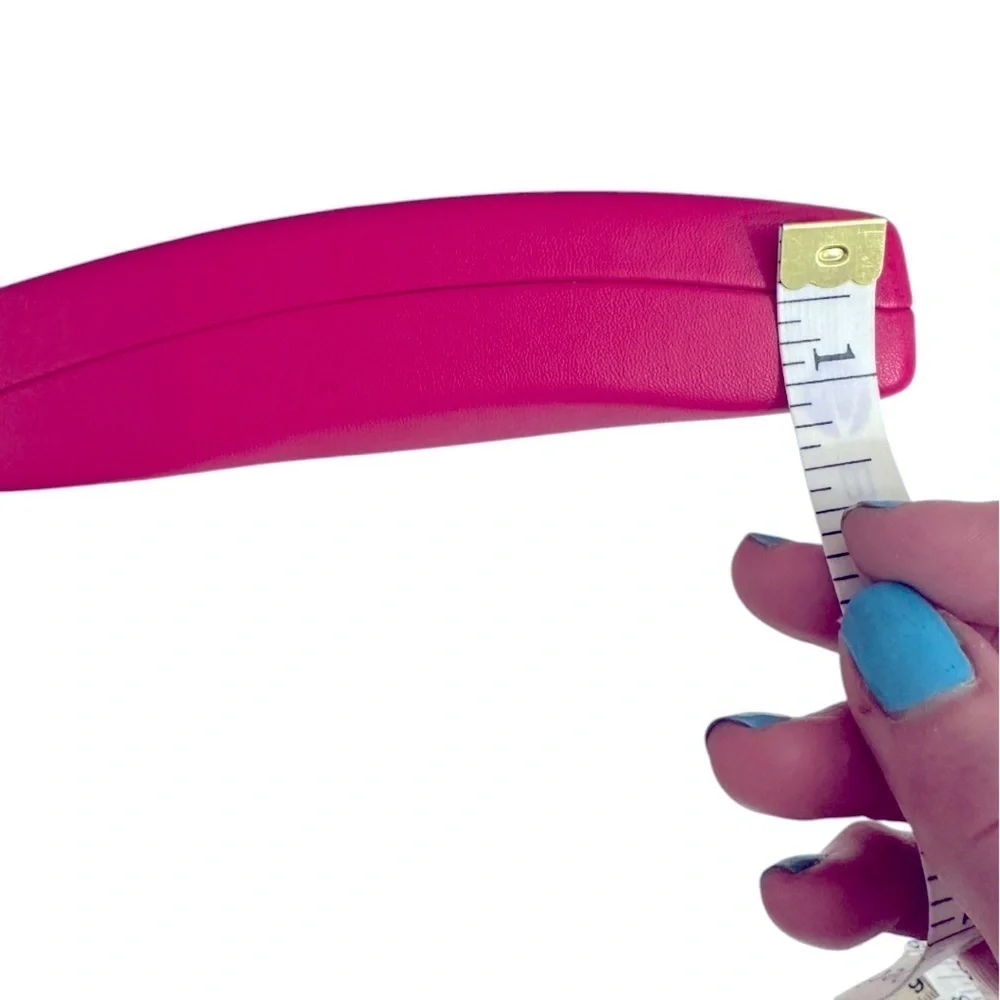 Pink Eyeglass Case with Gold Text “ I AM MORE THAN WHAT YOU SEE”